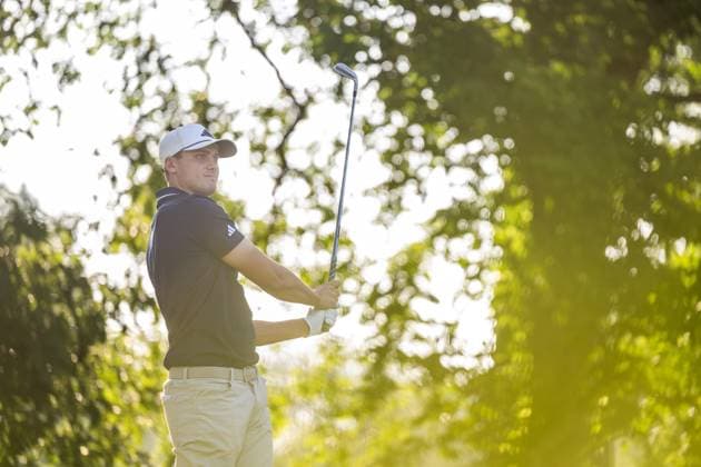 240516 Ludvig Aberg of Sweden during the first round of the 2024 PGA, Golf Herren Championship Golf Tournament on May 16, 2024 in Louisville. Photo: Petter Arvidson BILDBYRAN kod PA PA0809 golf pga championship 1 bbeng Copyright: PETTERxARVIDSON BB240516PA008