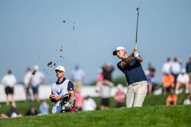 Sport Bilder des Tages 240516 Ludvig Aberg of Sweden during the first round of the 2024 PGA, Golf Herren Championship Golf Tournament on May 16, 2024 in Louisville. Photo: Petter Arvidson BILDBYRAN kod PA PA0809 golf pga championship 1 bbeng sverige sweden Copyright: PETTERxARVIDSON BB240516PA026