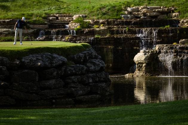 240516 Ludvig Aberg of Sweden during the first round of the 2024 PGA, Golf Herren Championship Golf Tournament on May 16, 2024 in Louisville. Photo: Petter Arvidson BILDBYRAN kod PA PA0809 golf pga championship 1 bbeng sverige sweden Copyright: PETTERxARVIDSON BB240516PA031