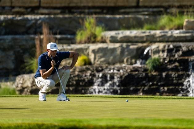 240516 Ludvig Aberg of Sweden during the first round of the 2024 PGA, Golf Herren Championship Golf Tournament on May 16, 2024 in Louisville. Photo: Petter Arvidson BILDBYRAN kod PA PA0809 golf pga championship 1 bbeng sverige sweden Copyright: PETTERxARVIDSON BB240516PA034