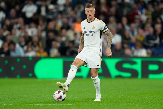 ESP: Real Madrid v Deportivo Alaves. La Liga EA Sports, date 36 Toni Kroos of Real Madrid during the La Liga match between Real Madrid and Deportivo Alaves played at Santiago Bernabeu Stadium on May 14, 2024 in Madrid, Spain. kpng Copyright: xCesarxCebollax xPRESSINPHOTOx PS_240514_125