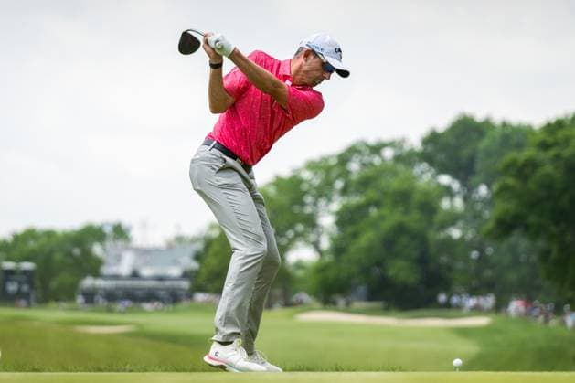 240516 Alexander Björk of Sweden during the first round of the 2024 PGA, Golf Herren Championship Golf Tournament on May 16, 2024 in Louisville. Photo: Petter Arvidson BILDBYRAN kod PA PA0809 golf pga championship 1 bbeng Copyright: PETTERxARVIDSON BB240516PA107