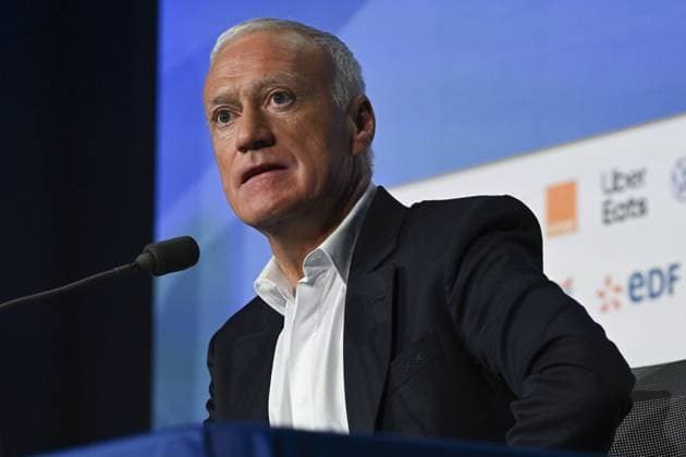 ConfÃ rence de presse de Didier Deschamps pour l™annonce de la liste des Bleus sÃ lectionnÃ s Ã l™Euro 2024. FOOTBALL : Conference de presse de Didier Deschamps pour l annonce de la liste des Bleus selectionnes a l Euro 2024 - 16 05 2024 MichaelBaucher Panoramic 