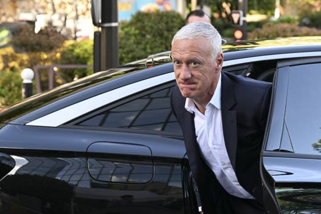 EURO 2024, Frankreich, Nationaltrainer Deschamps verkündet EM-Kader in Paris ConfÃ rence de presse de Didier Deschamps pour l™annonce de la liste des Bleus sÃ lectionnÃ s Ã l™Euro 2024. FOOTBALL : Conference de presse de Didier Deschamps pour l annonce de la liste des Bleus selectionnes a l Euro 2024 - 16 05 2024 MichaelBaucher Panoramic 