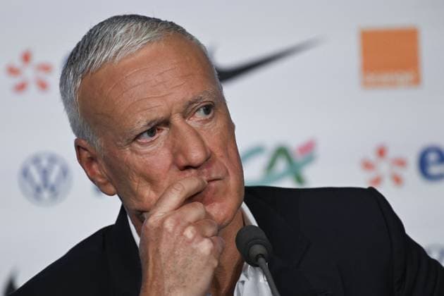 EURO 2024, Frankreich, Nationaltrainer Deschamps verkündet EM-Kader in Paris ConfÃ rence de presse de Didier Deschamps pour l™annonce de la liste des Bleus sÃ lectionnÃ s Ã l™Euro 2024. FOOTBALL : Conference de presse de Didier Deschamps pour l annonce de la liste des Bleus selectionnes a l Euro 2024 - 16 05 2024 MichaelBaucher Panoramic 