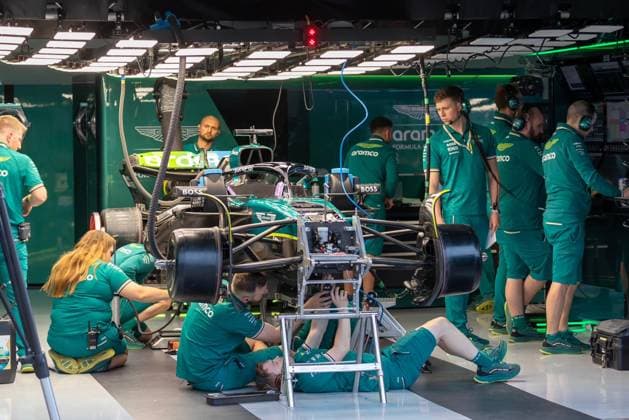 F1 GP Imola Italien Donnerstag, 16.05.2024 Aston Martin Aramco F1 Team; F1 GP Imola Italien Donnerstag, 16.05.2024 Copyright: xBEAUTIFULxSPORTS Erlhofx