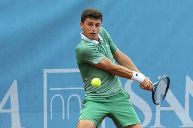 Luca Nardi (Italy) during the match againts Jeffrey John Wolf (U.S.A.) during 2024 Piemonte Open Intesa San Paolo, International Tennis match in Turin, Italy, May 16 2024  Copyright: xClaudioxBenedetto IPAxSportx xipx xx IPA_46155873 IPA_Agency_IPA46155873
