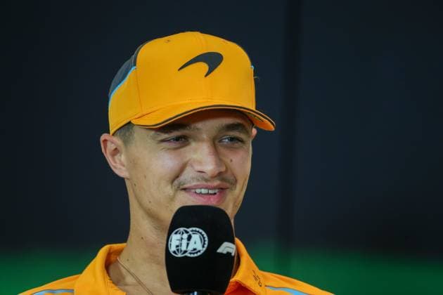Lando Norris (GBR) - McLaren Formula 1 Team - McLaren MCL38 - Mercedes during FORMULA 1 MSC CRUISES GRAN PREMIO DELL EMILIA-ROMAGNA 2024 - Free Practice 1 and 2, Formula 1 Championship in Imola, Italy, May 17 2024  Copyright: xAlessioxDexMarco IPAxSportx xipax xx IPA_46171032 IPA_Agency_IPA46171032
