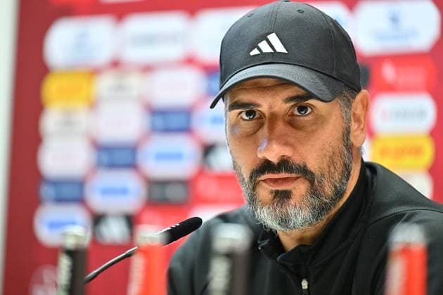 17.05.2024 - 1. FC Nürnberg Nuernberg FCN Club - Medientermin - Pressekonferenz im Vorfeld des Ligaspiels gegen Hertha BSC Berlin - - xwoxzix - Cristian Fiel ( Trainer 1. FC Nürnberg FCN )