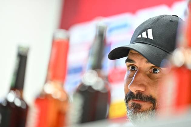 17.05.2024 - 1. FC Nürnberg Nuernberg FCN Club - Medientermin - Pressekonferenz im Vorfeld des Ligaspiels gegen Hertha BSC Berlin - - xwoxzix - Cristian Fiel ( Trainer 1. FC Nürnberg FCN )