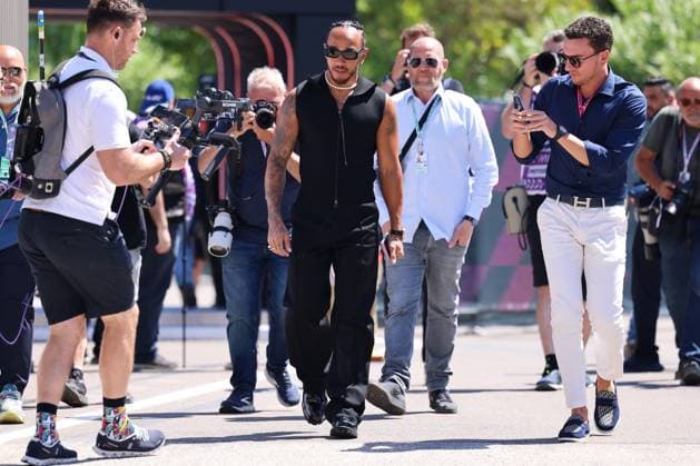 44Lewis Hamilton (Mercedes AMG Petronas Formula One Team, 44) ,ITA, Formel 1 Weltmeisterschaft, Grand Prix Emilia-Romagna Imola, Autodromo Enzo e Dino Ferrari, Media Day, 17.05.2024 ITA, Formel 1 Weltmeisterschaft, Grand Prix Emilia-Romagna Imola, Autodromo Enzo e Dino Ferrari, Media Day, 17.05.2024 Imola Copyright: xEibner-Pressefoto AnnikaxGrafx EP_AGF