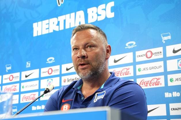 Sport Bilder des Tages DEU, DFL, 2. FBL, Hertha BSC , PK, 17.05.2024, Hertha BSC Geschaeftsstelle, Berlin, DEU, DFL, 2. FBL, Hertha BSC , PK, im Bild Cheftrainer Pal Dardai (Hertha BSC Berlin) DFL - regulations prohibit any use of Photographs as image sequences and or quasi-video Foto: Juergen Engler nordphoto GmbH