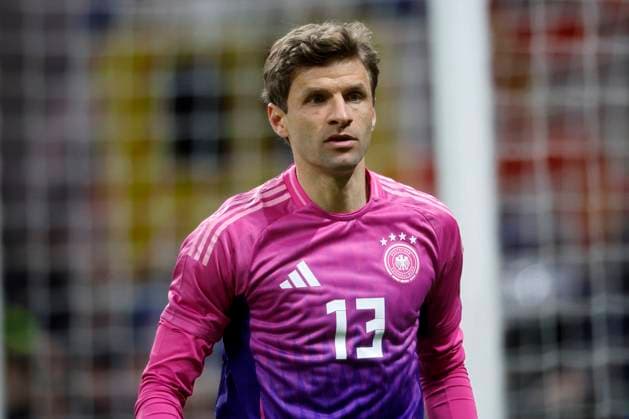 Deutsche Bank Park, Frankfurt am Main, Deutschland Fussball, Football, Männer, Men Länderspiel, Friendly Match Deutschland - Niederlande 2:1 26.03.2024 Thomas MÜLLER (GER)