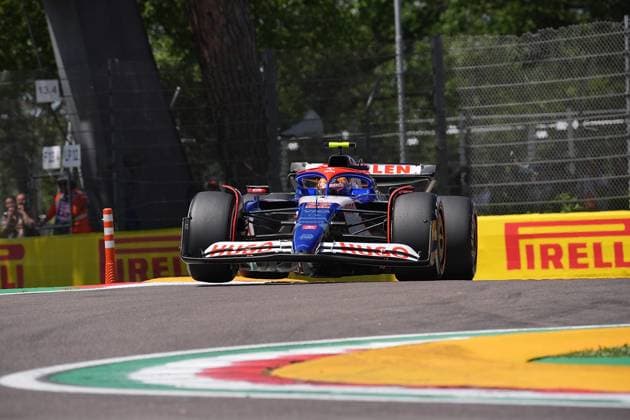 Formel 1 Grand Prix Emilia Romagna 2024 17.05.2024, Autodromo Enzo e Dino Ferrari, Imola, Formel 1 Grand Prix Emilia Romagna 2024 ,im Bild Yuki Tsunoda (JPN), Visa Cash App RB Formula One Team