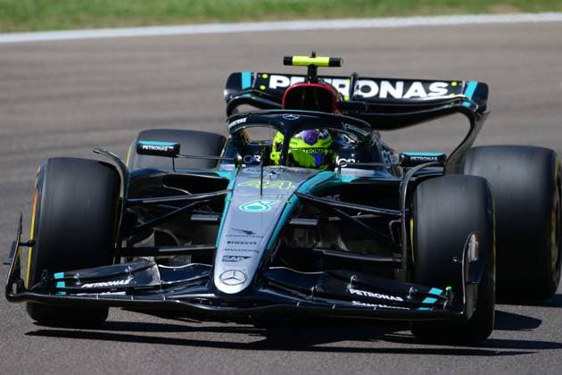 F1 Grand Prix of Emilia-Romagna - Practice Lewis Hamilton of Mercedes-AMG Petronas F1 Team is driving his single-seater during free practice of the Gran Premio dell Emilia Romagna e del Made in Italy, the 7th stage of the Formula 1 World Championship, WM, Weltmeisterschaft in Autodromo Enzo e Dino Ferrari, Imola, Emilia Romagna, Italy, on May 17, 2024 Imola Italy  Copyright: xAndreaxDiodatox originalFilename:diodato-notitle240517_npVrV.jpg