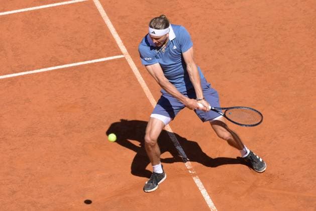 Alexander Zverev (GER) during the semi final against Alejandro Tabilo (CHI) of the ATP, Tennis Herren Master 1000 Internazionali BNL D Italia tournament at Foro Italico on May 17, 2024 Fabrizio Corradetti LiveMedia  Copyright: xFabrizioxCorradetti IPAxSportx x xx IPA_46184634 IPA_Agency_IPA46184634