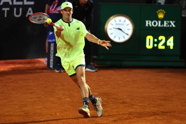 Tennis: ATP, Tennis Herren 1000 Internazionali di Tennis in Rome at Foro Italico. Match NICOLAS JERRY CHILE VS Tommy Paul USA Rome, Italy 17.05.2024: NICOLAS JERRY CHILE VS Tommy Paul USA during Internazionali BNL 2024 men™s ATP 1000 Open tennis tournament in Rome Center Court. Rome foro italico CENTER COURT italy italy Copyright: xmarcoxiacobucci