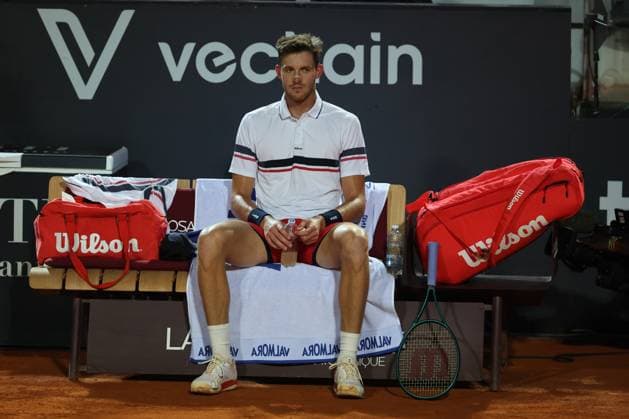 Rome, Italy 17.05.2024: NICOLAS JERRY CHILE VS Tommy Paul USA during Internazionali BNL 2024 menÃ¢& x80;& x99;s ATP, Tennis Herren 1000 Open tennis tournament in Rome Center Court.  Copyright: xMarcoxIacobucci IPAxSportx xipa-x xx IPA_46193435 IPA_Agency_IPA46193435
