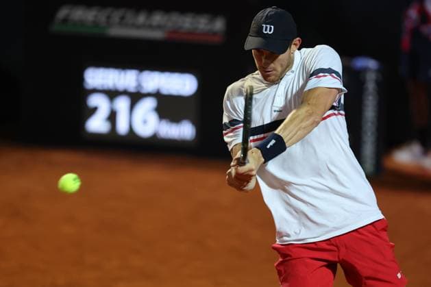 Rome, Italy 17.05.2024: NICOLAS JERRY CHILE VS Tommy Paul USA during Internazionali BNL 2024 menÃ¢& x80;& x99;s ATP, Tennis Herren 1000 Open tennis tournament in Rome Center Court.  Copyright: xMarcoxIacobucci IPAxSportx xipa-x xx IPA_46193439 IPA_Agency_IPA46193439