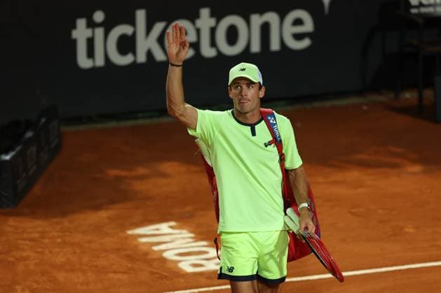 Rome, Italy 17.05.2024: NICOLAS JARRY CHILE VS Tommy Paul USA during Internazionali BNL 2024 men™s ATP, Tennis Herren 1000 Open tennis tournament in Rome Center Court.  Copyright: xmarcoxiacobuccix xipa-agency.netx xmarcoxiacobuccix IPA_46197977 IPA_Agency_IPA46197977