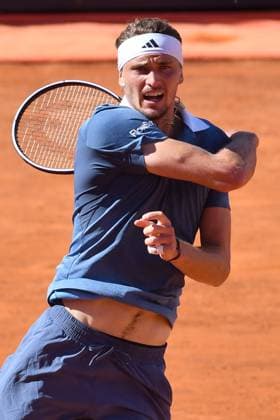 Rome, Italy: Alexander Zverev during the Internazionali BNL doÂ¢& x80;& x99;Italia 2024 at Foro Italico, Italy, May 17th, 2024.Mattia Vian during Internazionali BNL d Italia, International Tennis match in Rome, Italy, May 17 2024 International Tennis match - Internazionali BNL d Italia  - ZUMAp169 20240517_zsa_p169_1196 Copyright: xMattiaxVian IPAxSportx