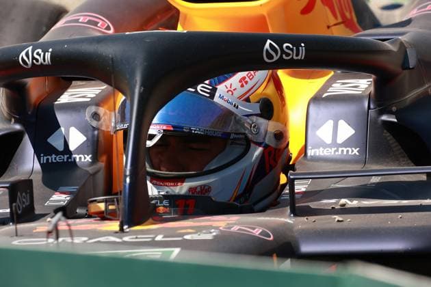 Formel 1 Grand Prix Emilia Romagna 2024 18.05.2024, Autodromo Enzo e Dino Ferrari, Imola, Formel 1 Grand Prix Emilia Romagna 2024 ,im Bild Unfall von Sergio Perez (MEX), Oracle Red Bull Racing