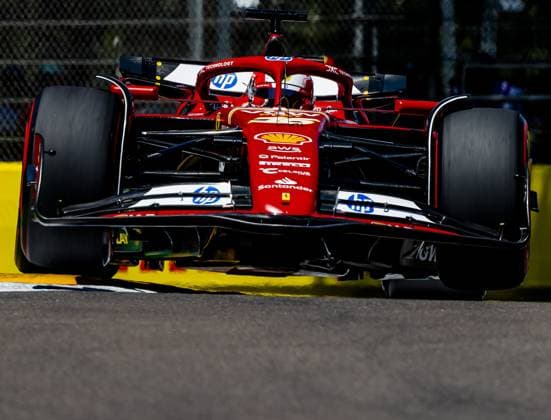 IMOLA - Charles Leclerc (Ferrari) during the third free practice session on the circuit in the run-up to the Emilia-Romagna Grand Prix. ANP REMKO DE WAAL Previews xVIxANPxSportx xxANPxIVx 498810395 originalFilename: 498810395.jpg