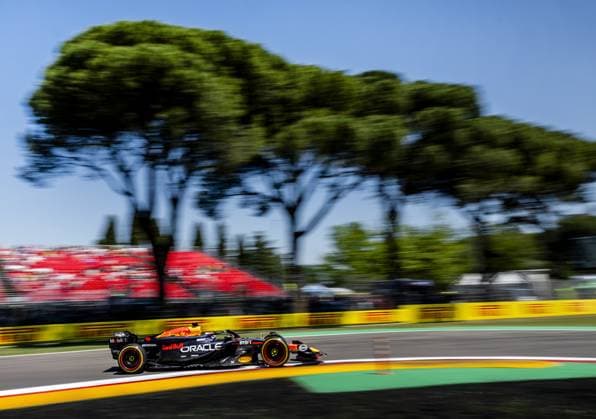 IMOLA - Max Verstappen (Red Bull Racing) during the third free practice session on the circuit in the run-up to the Emilia-Romagna Grand Prix. ANP REMKO DE WAAL Previews xVIxANPxSportx xxANPxIVx 498812802 originalFilename: 498812802.jpg