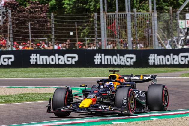 Imola, Italy: Max Verstappen (NED) - Oracle Red Bull Racing - Red Bull RB20 - Honda RBPT..during FORMULA 1 MSC CRUISES GRAN PREMIO DEL MADE IN ITALY E DELL EMILIA-ROMAGNA 2 Autodromo Enzo e Dino Ferrari, Imola (BO) Italy Formula 1 Championship - FORMULA 1 MSC CRUISES GRAN PREMIO DELL EMILIA-ROMAGNA 2024 - Free Practice 1 and 2  - ZUMAp169 20240518_zsa_p169_558 Copyright: xAlessioxDexMarco IPAxSportx