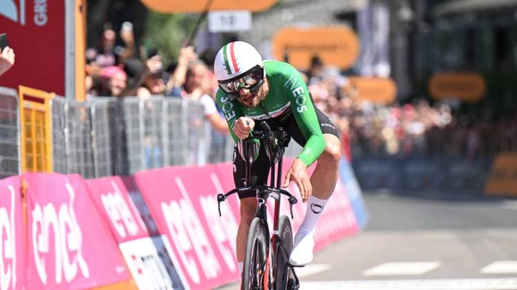 18-05-2024 Giro D italia; Tappa 14 Castiglione Delle Stiviere - Desenzano Del Garda; 2024, Ineos Grenadiers; Ganna, Filippo; Desenzano Del Garda; 