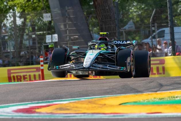 F1 GP Imola Italien Samstag, 18.05.2024 Lewis Hamilton 44, Mercedes-AMG Petronas F1 Team; F1 GP Imola Italien Samstag, 18.05.2024 Copyright: xBEAUTIFULxSPORTS Erlhofx