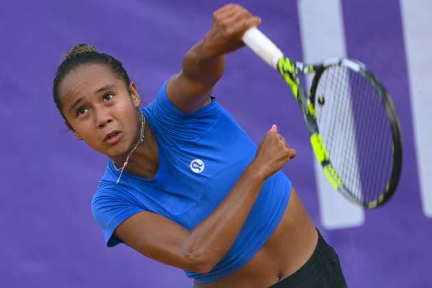 Tennis - Internationaux de Strasbourg 2024 - WTA, Tennis Damen - Leylah Fernandez - Canada TENNIS - Internationaux de Strasbourg 2024 - 18 05 2024 ChrysleneCaillaud Panoramic 