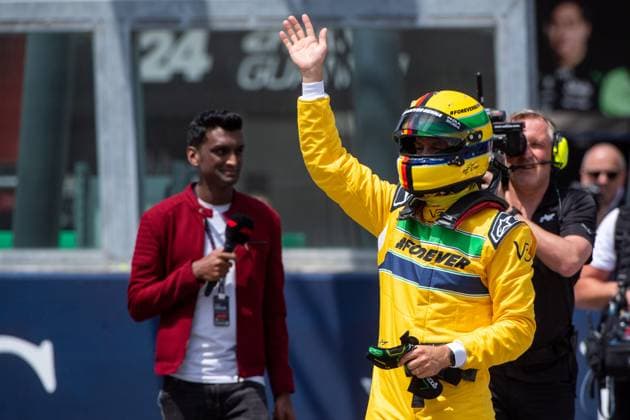 Sebastian Vettel (Deutschland, Rennfahrer) faehrt Demorunden im McLaren MP 4 8 von 1993 zum Gedenken an den 1994 verstorbenen Ayrton Senna (Brasilien), ITA, Formel 1 Weltmeisterschaft, Grand Prix Emilia-Romagna Imola, Autodromo Enzo e Dino Ferrari, Rennen, 19.05.2024 ITA, Formel 1 Weltmeisterschaft, Grand Prix Emilia-Romagna Imola, Autodromo Enzo e Dino Ferrari, Rennen, 19.05.2024 Imola Copyright: xEibner-Pressefoto Memmlerx EP_MMR