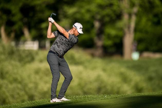 240519 Sebastian Söderberg of Sweden during the final round of the 2024 PGA, Golf Herren Championship Golf Tournament on May 19, 2024 in Louisville. Photo: Petter Arvidson BILDBYRAN kod PA PA0811 golf pga championship bbeng Copyright: PETTERxARVIDSON BB240519PA008