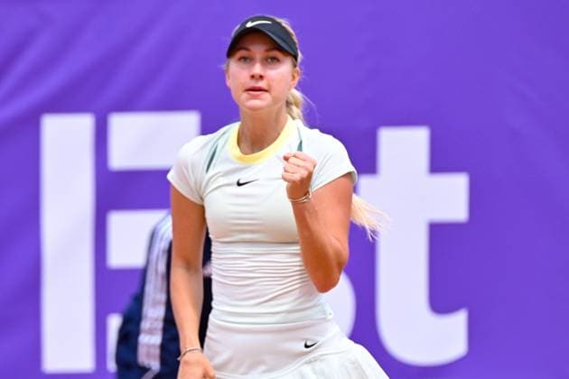 Tennis - Rome - WTA, Tennis Damen - Internationaux de Strasbourg 2024 - Anastasia Popatova - Russie TENNIS - Internationaux de Strasbourg 2024 - 19 05 2024 ChrysleneCaillaud Panoramic 