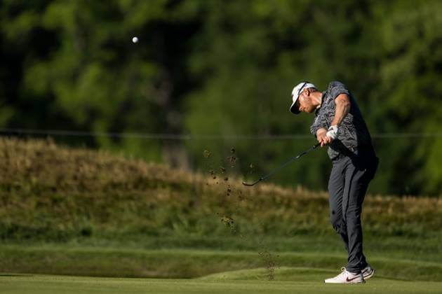 240519 Sebastian Söderberg of Sweden during the final round of the 2024 PGA, Golf Herren Championship Golf Tournament on May 19, 2024 in Louisville. Photo: Petter Arvidson BILDBYRAN kod PA PA0811 golf pga championship bbeng Copyright: PETTERxARVIDSON BB240519PA014