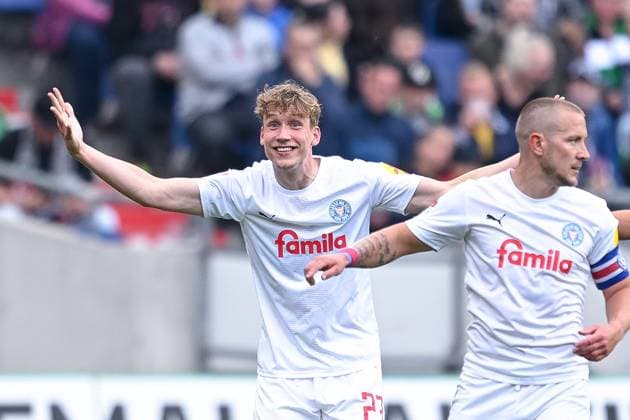 19.05.2024, Fussball, 2. Bundesliga, 34. Spieltag Saison 2023 2024, Hannover 96 - Holstein Kiel, Lasse Rosenboom (Holstein Kiel) xRHR-FOTO TKx