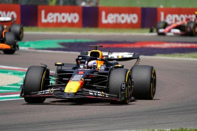 May 19, 2024, Imola, Italia: Max Verstappen of Netherlands and Red Bull Racing drive on track during Race of the Formula 1 Gran Premio del Made in Italy e dell™Emilia-Romagna at Enzo e Dino Ferrari Circuit on May 17 2024 in Imola, Italy. ANSA DANILO DI GIOVANNI Formula 1 GP of Italy - Qualify  - ZUMAa110 20240519_zaf_a110_021 Copyright: xDaniloxDixGiovannix