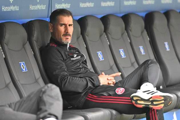 GER; 2. FBL,, Hamburger SV vs 1.FC Nuernberg 19.05.2024, Volksparkstadion, Hamburg, GER; 2. FBL, Hamburger SV vs 1.FC Nuernberg im Bild Trainer Christian Fiel (Nuernberg)