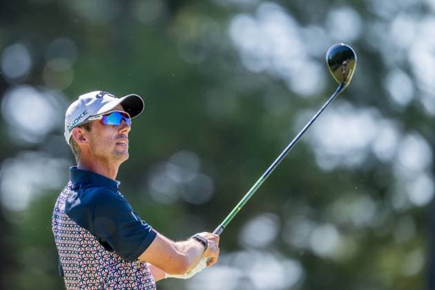 240519 Alexander Björk of Sweden during the final round of the 2024 PGA, Golf Herren Championship Golf Tournament on May 19, 2024 in Louisville. Photo: Petter Arvidson BILDBYRAN kod PA PA0811 golf pga championship bbeng Copyright: PETTERxARVIDSON BB240519PA049