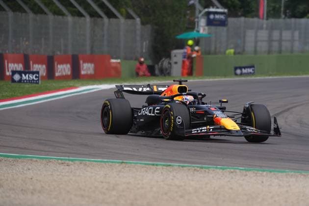Formel 1 Grand Prix Emilia Romagna 2024 19.05.2024, Autodromo Enzo e Dino Ferrari, Imola, Formel 1 Grand Prix Emilia Romagna 2024 ,im Bild Max Verstappen (NLD), Oracle Red Bull Racing