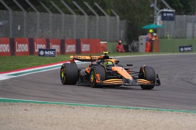 Formel 1 Grand Prix Emilia Romagna 2024 19.05.2024, Autodromo Enzo e Dino Ferrari, Imola, Formel 1 Grand Prix Emilia Romagna 2024 ,im Bild Lando Norris (GBR), McLaren F1 Team