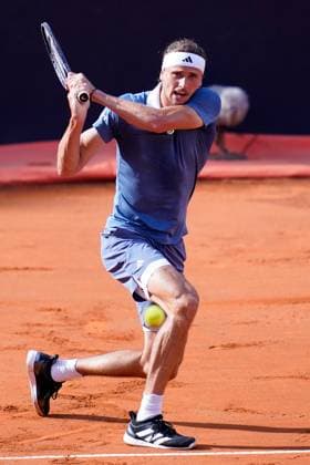 Internazionali BNL D Italia 2024 - Day Fourteen Alexander Zverev of Germany in action during the Men™s Singles final match between Alexander Zverev and Nicolas Jarry on Day Fourteen of Internazionali BNL D Italia 2024 at Foro Italico on May 19, 2024 in Rome, Italy. Rome Foro Italico Lazio Italy Copyright: xGiuseppexMaffiax IBI-FINALE_ZVEREV-JARRY_190524_LIA7999
