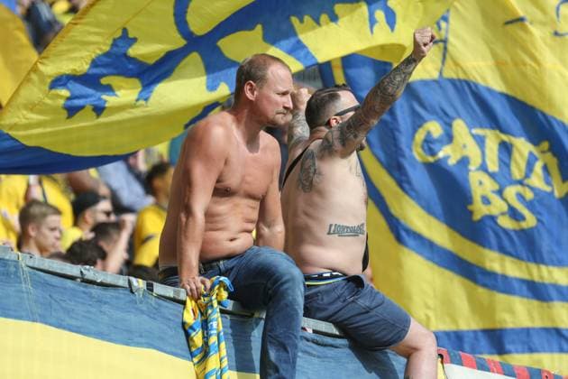 19.05.2024, xusrbx, Fussball 2.Bundesliga, 1.FC Kaiserslautern - Eintracht Braunschweig emspor, die Fans vom Eintracht Braunschweig, (DFL DFB REGULATIONS PROHIBIT ANY USE OF PHOTOGRAPHS as IMAGE SEQUENCES and or QUASI-VIDEO) Kaiserslautern