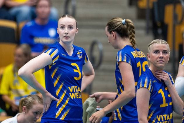 240519 Linda Andersson of Sweden during the European Golden League between Sweden and Belgium on May 19, 2024 in Lund. Photo: Avdo Bilkanovic BILDBYRAN COP 115 AB0272 volleyboll volleyball european golden league sverige belgium sweden dam bbeng Copyright: AVDOxBILKANOVIC BB240519AB083