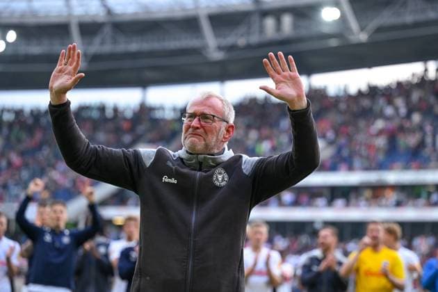 19.05.2024, Fussball, 2. Bundesliga, 34. Spieltag Saison 2023 2024, Hannover 96 - Holstein Kiel, Uwe Stover (Sportdirektor Holstein Kiel) xRHR-FOTO TKx