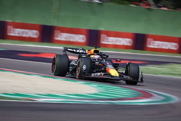 Foto IPP Enrico Schiavi Imola 19-05-2024 Formula 1 F1 Gran Premio del Made in Italy e dell™Emilia Romagna 2024 Gara nella foto: Max Verstappen - RedBull Racing Imola italy ITALIA ITALY  Copyright: xR4924_italyphotopressx