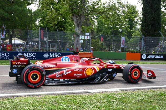 Formula 1 Championship - FORMULA 1 MSC CRUISES GRAN PREMIO DELL EMILIA-ROMAGNA 2024 - Race Charles Leclerc Ferrari Spa Scuderia Ferrari during FORMULA 1 MSC CRUISES GRAN PREMIO DELL EMILIA-ROMAGNA 2024 - Race, Formula 1 Championship in Imola, Italy, May 19 2024 Imola Italy  Copyright: xIPAxSport ABACAx