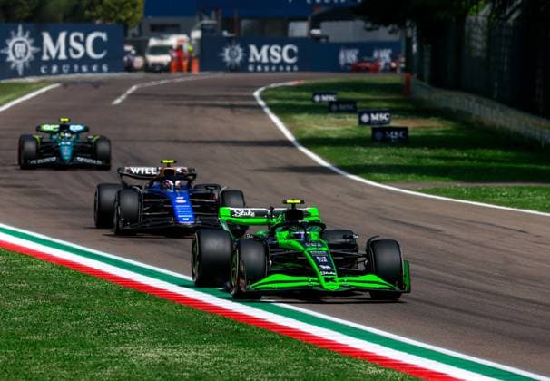 24 Guanyu Zhou (CHN, Stake F1 Team Kick Sauber), F1 Grand Prix of Emilia-Romagna at Autodromo Internazionale Enzo e Dino Ferrari on May 19, 2024 in Imola, Italy. (Photo by HOCH ZWEI) Imola Italy