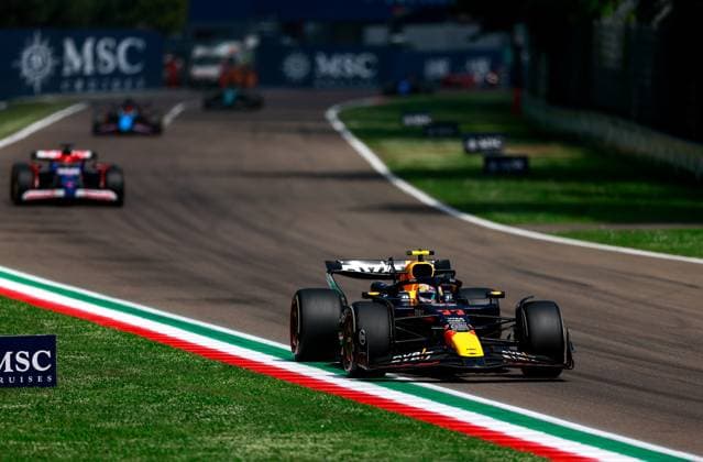11 Sergio Perez (MEX, Oracle Red Bull Racing), F1 Grand Prix of Emilia-Romagna at Autodromo Internazionale Enzo e Dino Ferrari on May 19, 2024 in Imola, Italy. (Photo by HOCH ZWEI) Imola Italy
